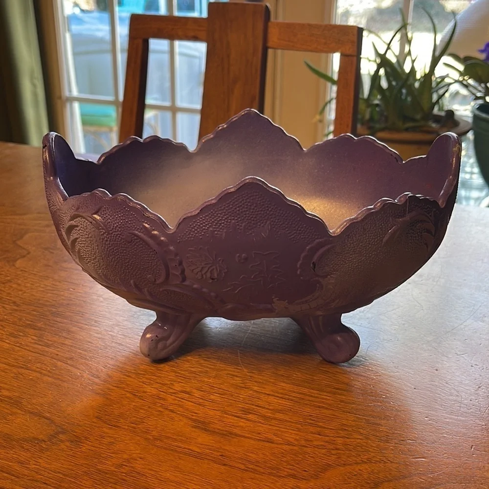 Vintage Jeanette Glass Egg Bowl Vintage Jeanette Fruit Bowl Vintage Easter Bowl